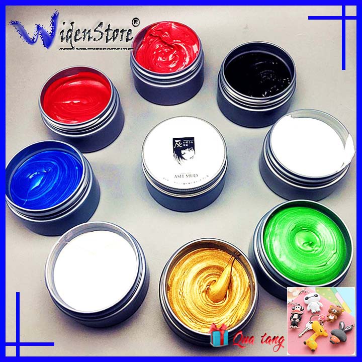 [Chính hãng] Sáp vuốt tóc đổi màu, nhuộm màu tạm thời Ash Mud - Lên màu cực nhanh và đẹp + Quà tặng